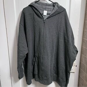 NWOT Hanes EcoSmart Charcoal Hoodie